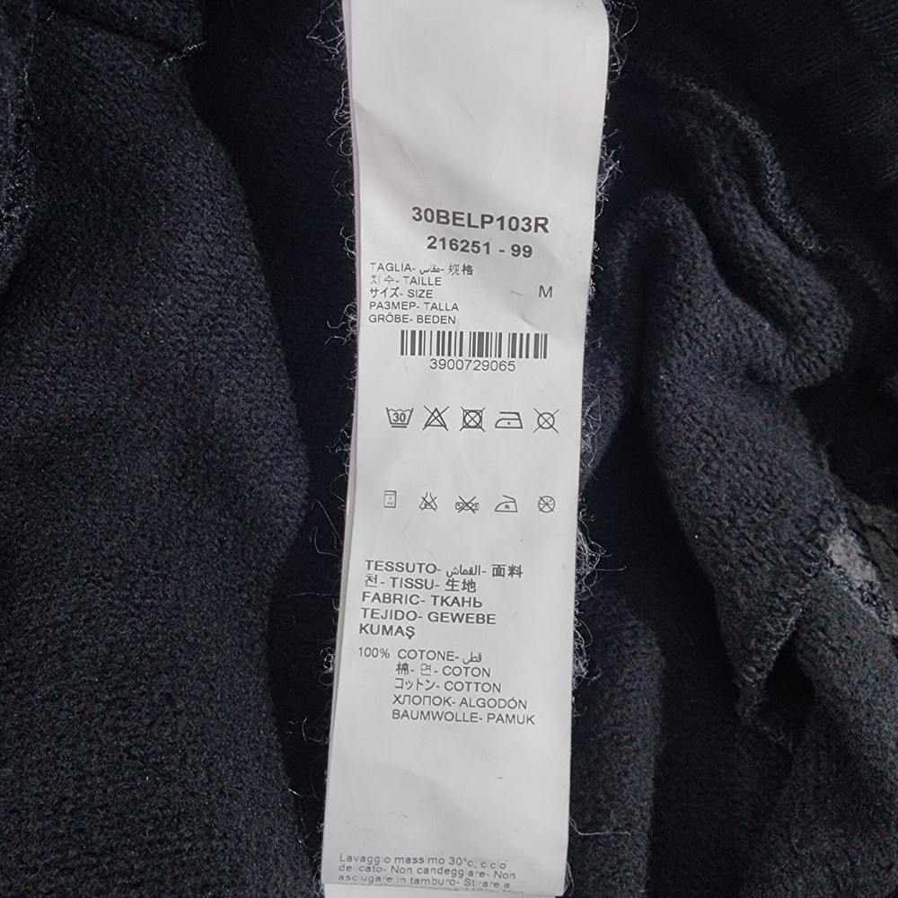 Bel-Air Athletics Sweatpants Mens Medium‎ 30x31 Black Embroidered Tapered Pants - Picture 13 of 16
